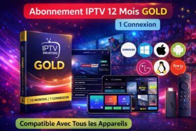 Abonnement IPTV 12 Mois Gold