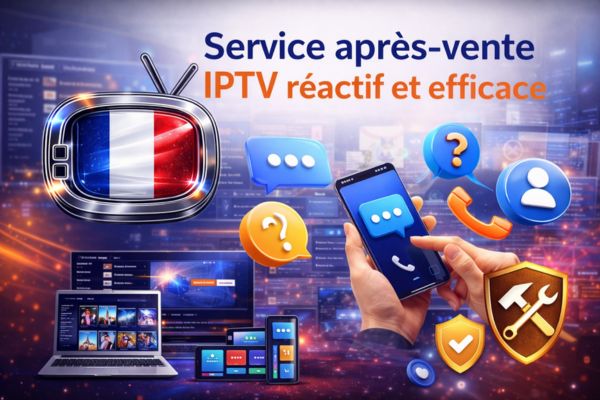 Service après-vente IPTV réactif et efficace 